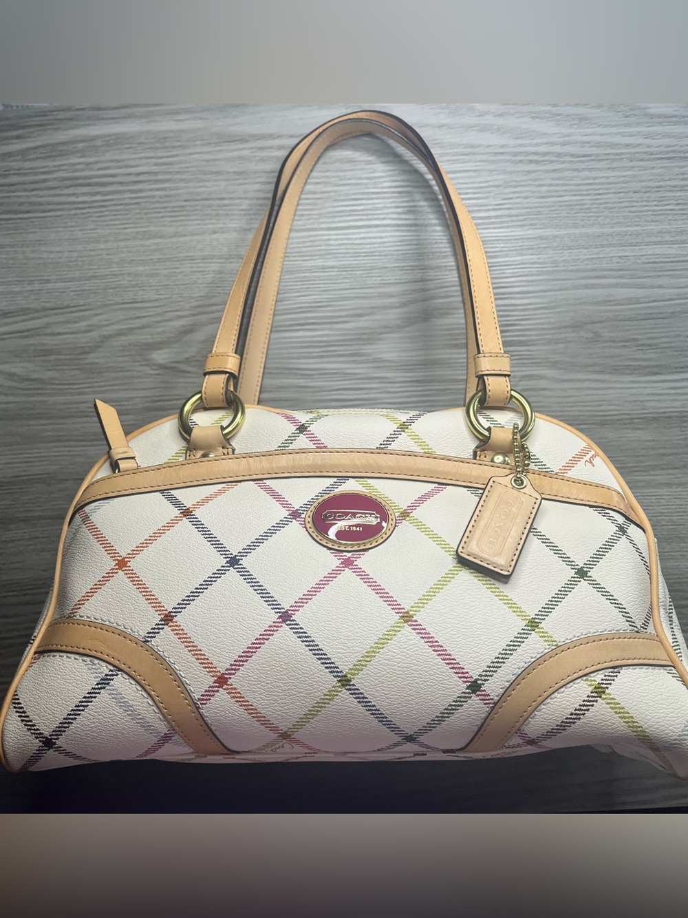 Coach Peyton Tattersall Satchel